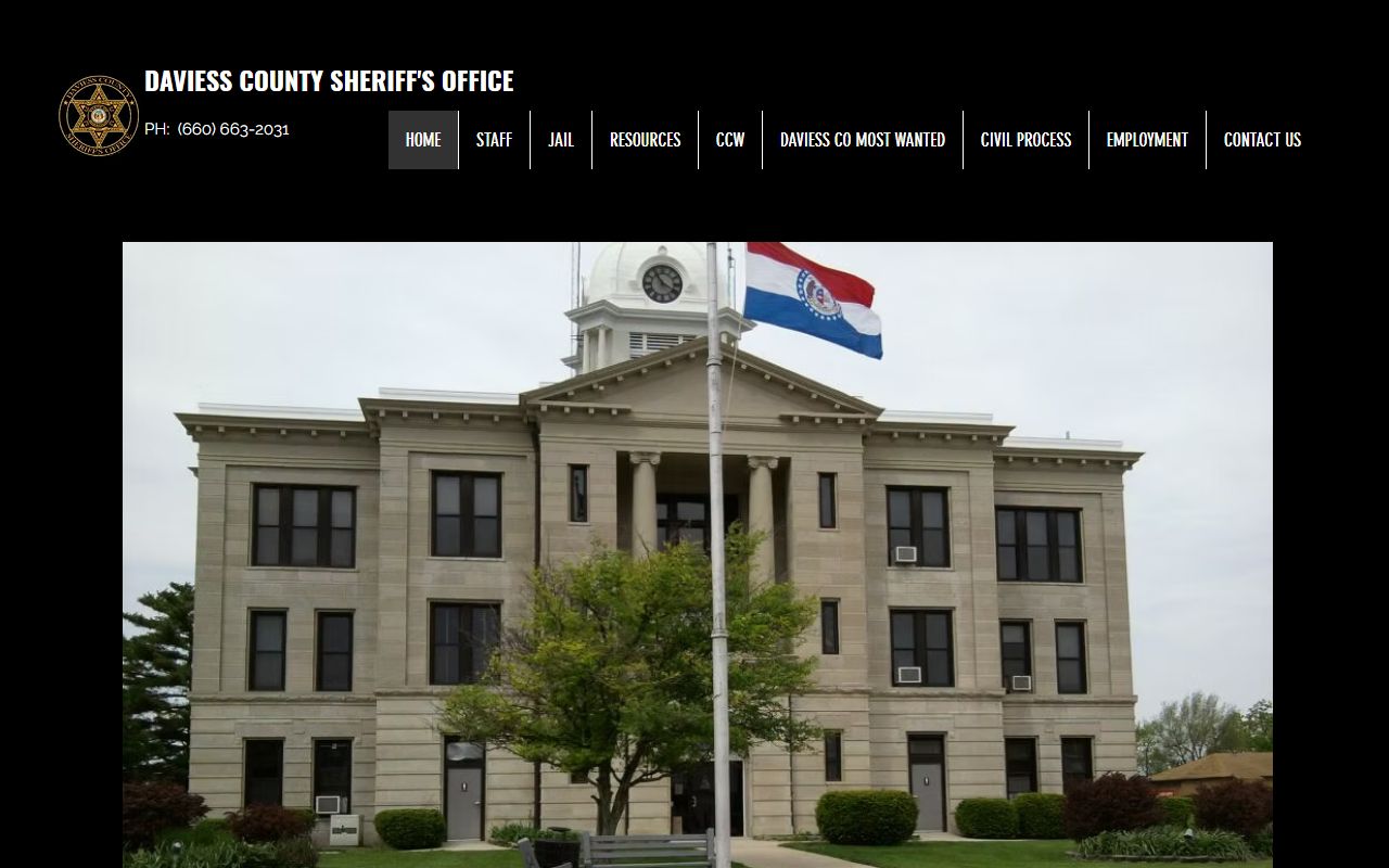 Daviess County court records sheriff homepage