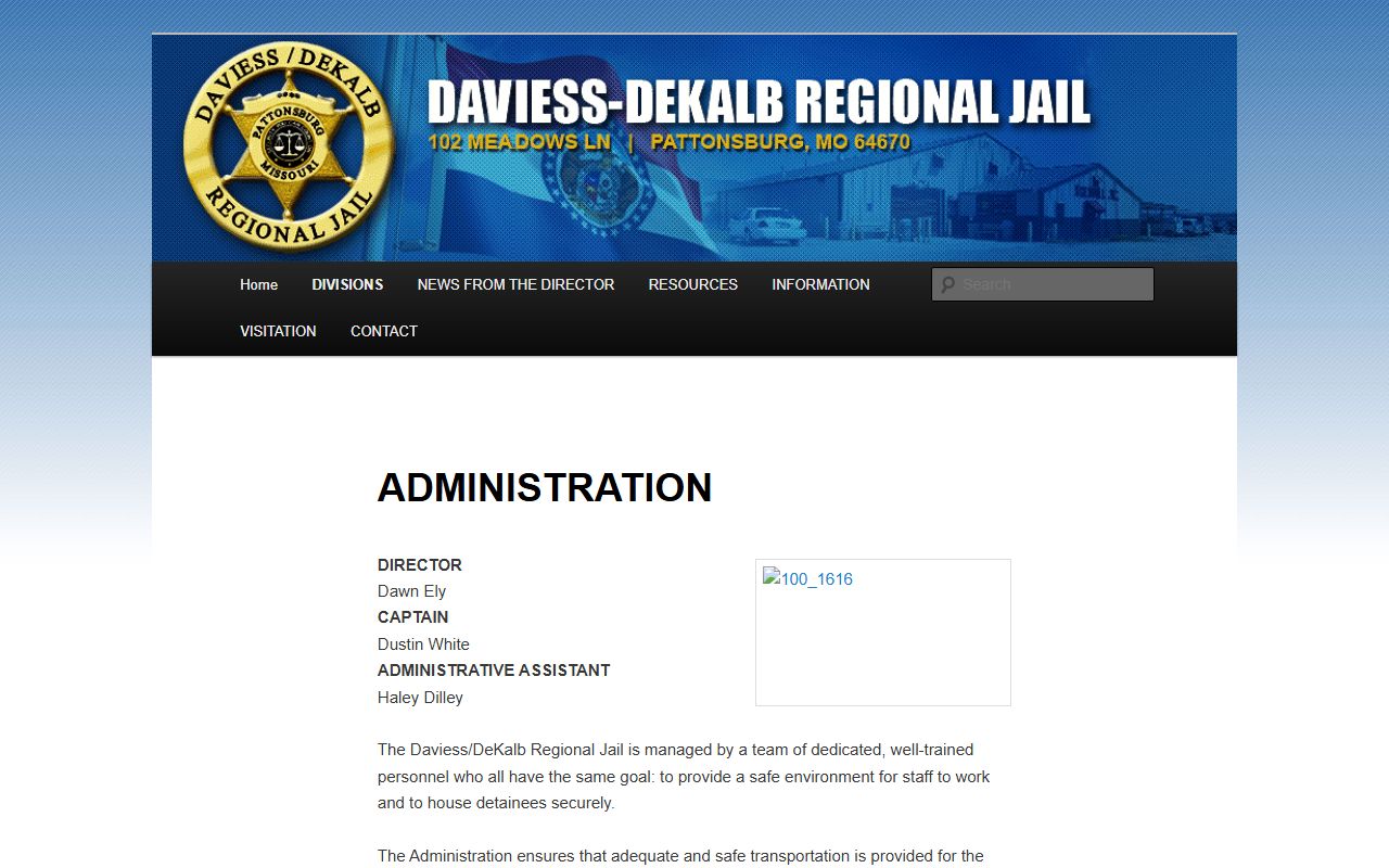 Daviess County probate records regional jail administration source